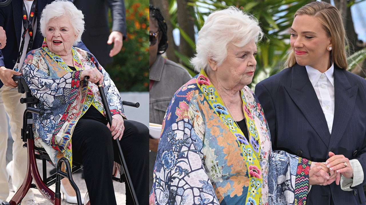 June Squibb tekerlekli sandalyeyle Cannes'da!