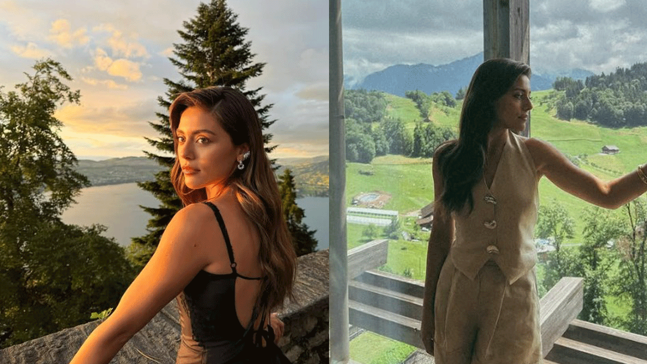 Kızılcık Şerbeti'nin Doğa'sı Sıla Türkoğlu'dan İsviçre pozları