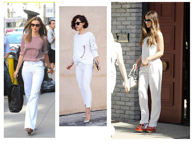 Mevsimsiz Trend: Beyaz Pantolon - Resim : 4